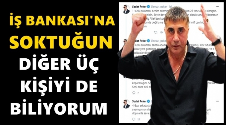 Sedat Peker'den yeni İş Bankası iddiası...