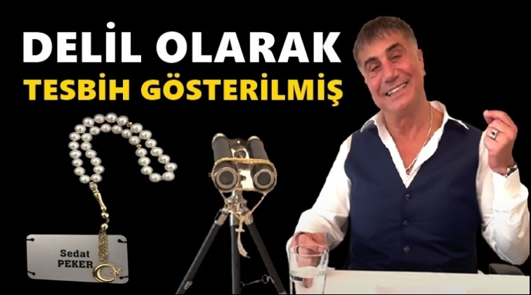 Sedat Peker'in tesbihi&nbsp;delil sayılmış!