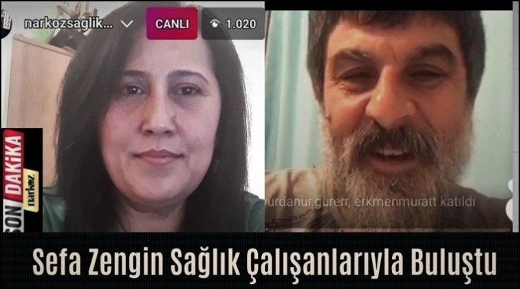 Sefa Zengin Sağlık &ccedil;alışanlarıyla buluştu