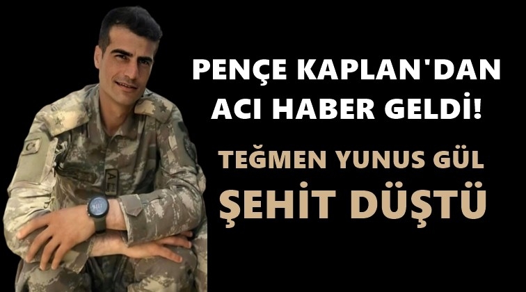 Teğmen Yunus G&uuml;l şehit d&uuml;şt&uuml;!..