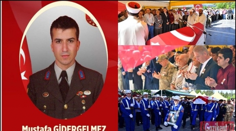 Gaziantepli şehit son yolculuğuna uğurlandı