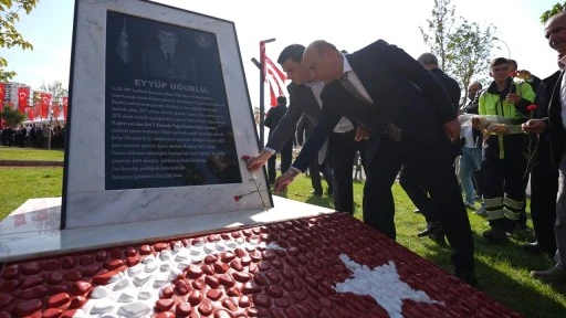 Şehit Eyyüp Uğurlu parkı dualarla hizmete açıldı