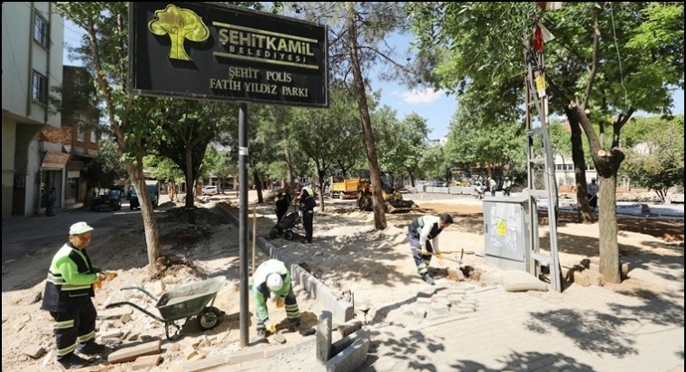 Şehit Fatih Yıldız Parkı’nda bakım ve onarım