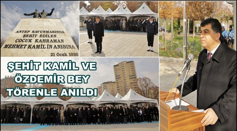 Şehit Kamil ile Özdemir Bey törenle anıldı