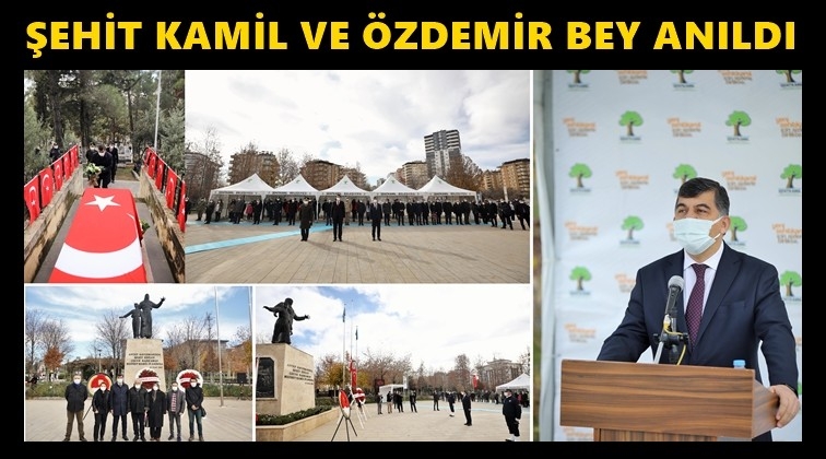 Şehit Kamil ile &Ouml;zdemir Bey t&ouml;renle anıldı...
