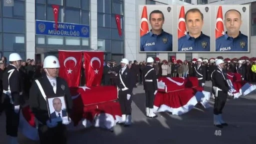 Şehit polisler i&ccedil;in t&ouml;ren: G&ouml;zyaşları sel oldu...