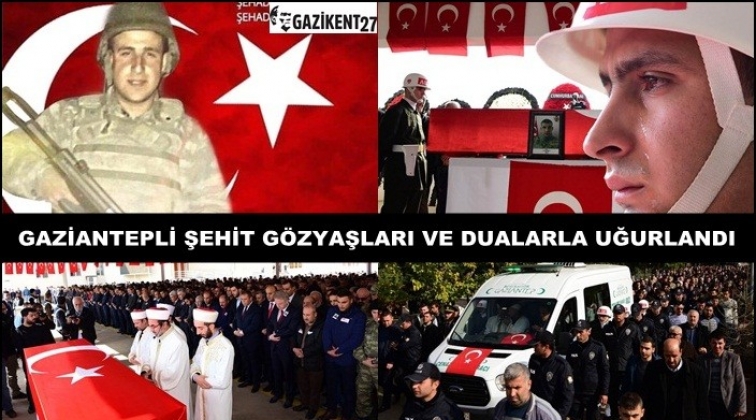 Şehit Samet Kaymak&ccedil;ı son yolculuğuna uğurlandı