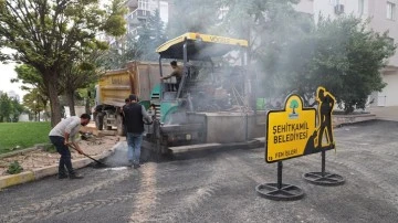 Şehitkamil asfaltlama çalışması yaptı