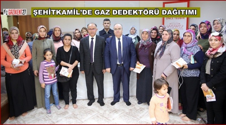 Şehitkamil Belediyesi, gaz dedekt&ouml;r&uuml; dağıttı