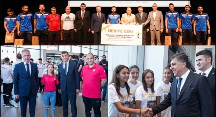 Şehitkamil Belediyesi sporcuları ödüllendirdi
