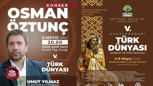 Şehitkamil'de Uluslararası T&uuml;rk D&uuml;nyası Edebiyat ve Kitap Festivali