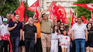 Şehitkamil'den “Bayraklı Büyük Yürüyüş”