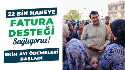 Şehitkamil'den fatura desteği uygulaması