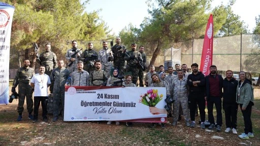 Şehitkamil'den öğretmenlere Paintball Turnuvası