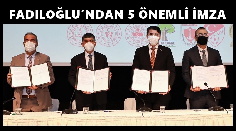 Şehitkamil'de 5 protokol birden imzalandı...