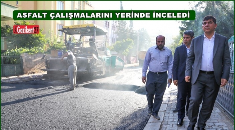 Şehitkamil'de asfaltlama &ccedil;alışmaları s&uuml;r&uuml;yor