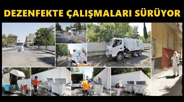 Şehitkamil'de dezenfekte &ccedil;alışmaları s&uuml;r&uuml;yor
