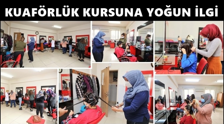 Şehitkamil'de kalifiye kuaf&ouml;rler yetiştiriliyor...