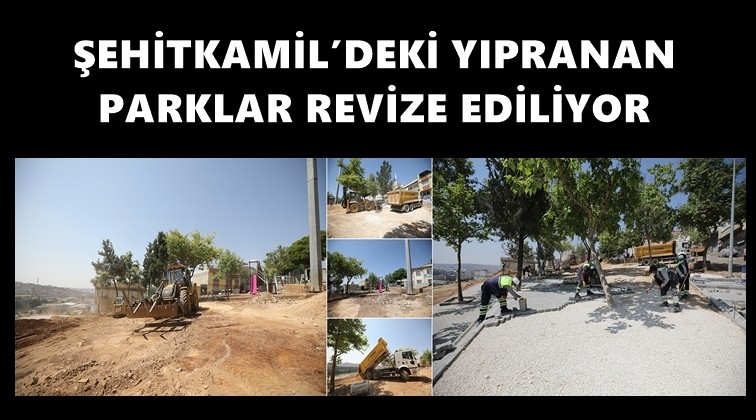 Şehitkamil'de parklar revize ediliyor