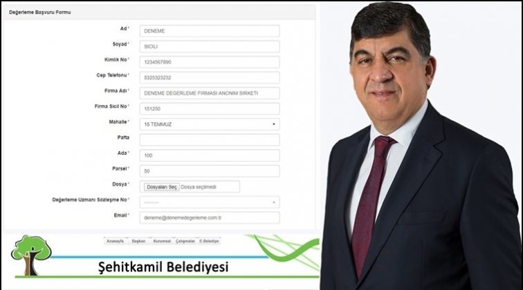 Şehitkamil'de t&uuml;m işlemler online