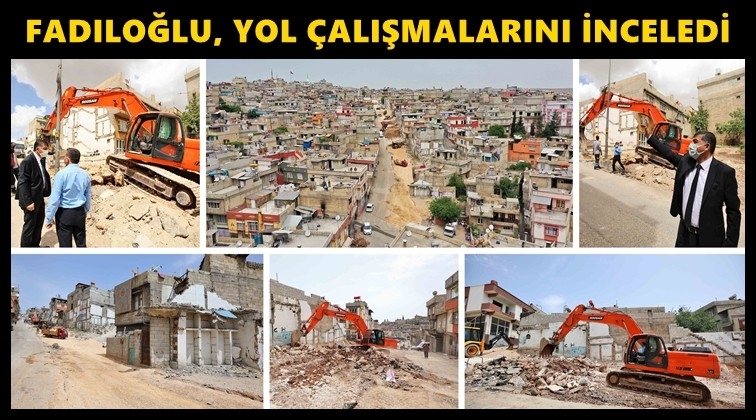 Şehitkamil'de yol genişletme &ccedil;alışmaları...