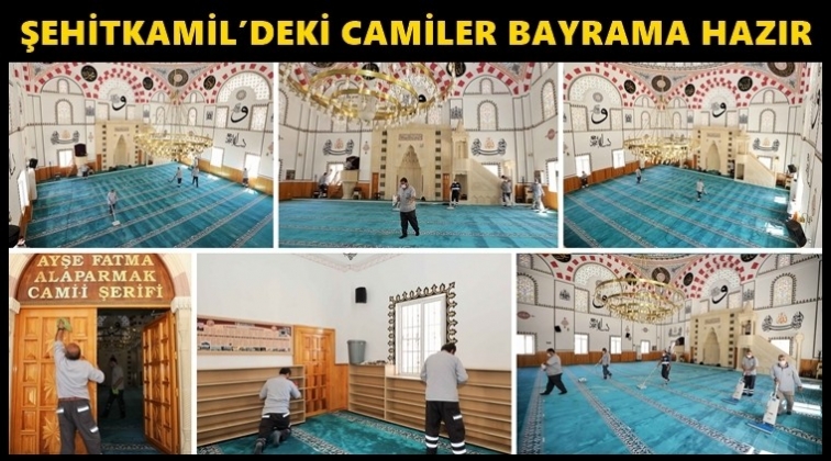 Şehitkamil'deki camiler dezenfekte edildi...