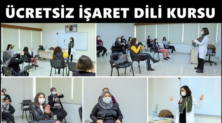 Şehitkamil'den &uuml;cretsiz işaret dili kursu