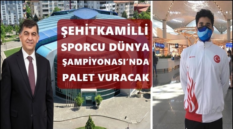 Şehitkamilli sporcu Dünya Şampiyonasında...