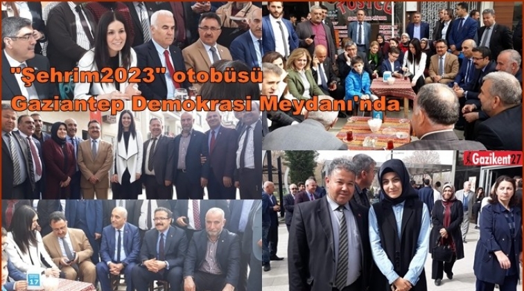 "Şehrim 2023" otobüsü Gaziantep'te