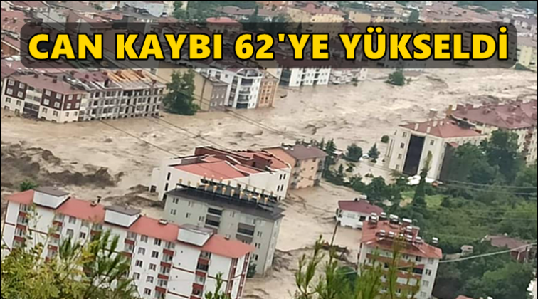 Sel felaketinde can kaybı 62'ye y&uuml;kseldi!