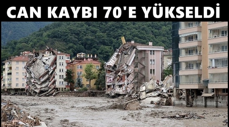 Sel felaketinde&nbsp;&ouml;l&uuml; sayısının 70'e y&uuml;kseldi!