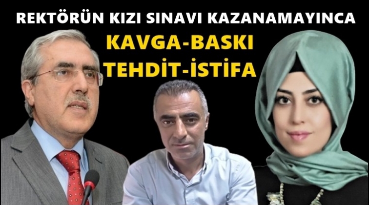 Sen misin rekt&ouml;r&uuml;n kızını sınavda kazandırmayan?