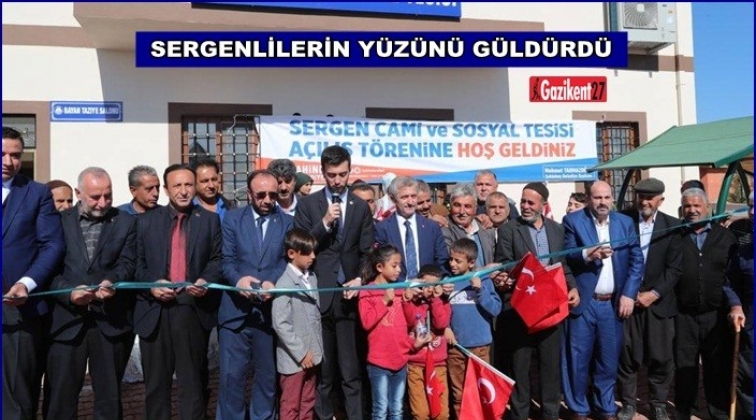 Sergen mezrasına cami ve sosyal tesis