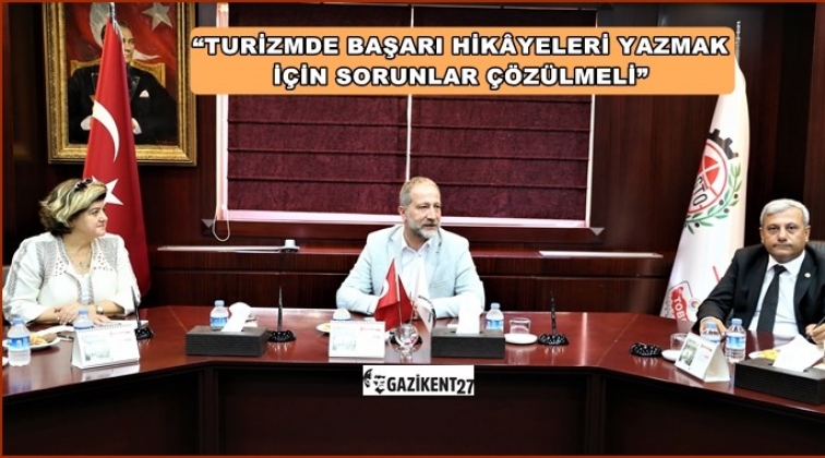 Seyahat acentelerinin sorunları GTO&rsquo;da masaya yatırıldı