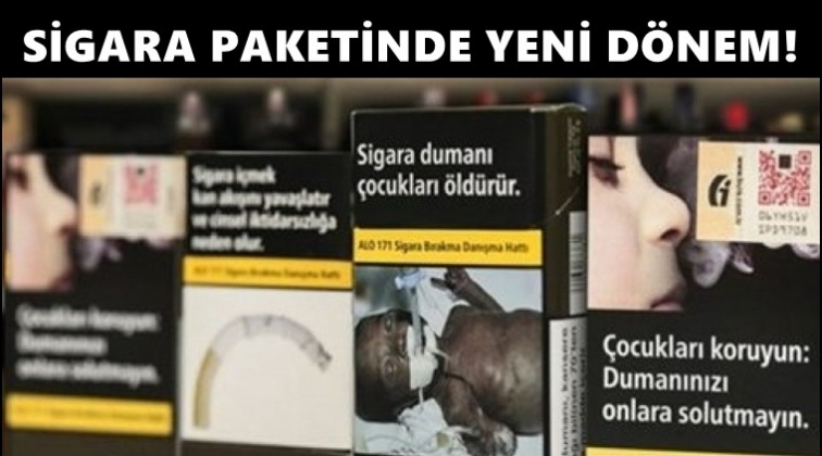Sigara paketlerinde yeni d&ouml;nem...