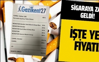 Sigaraya bir zam daha geldi...