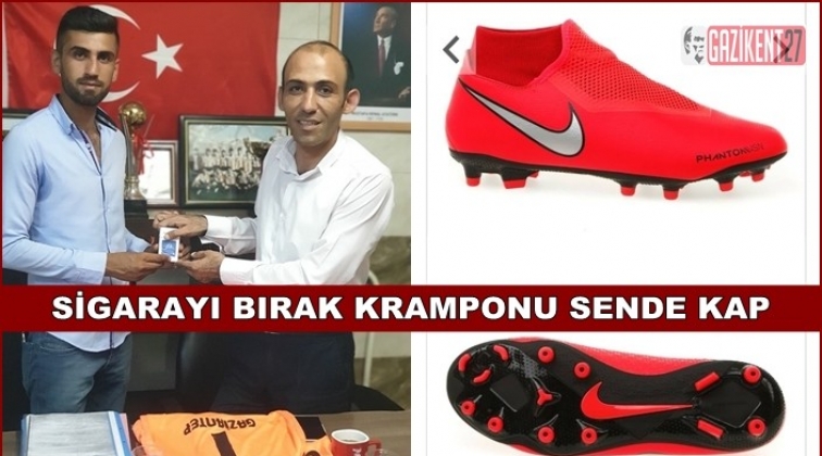 'Sigarayı bırak kramponu sen de kap'