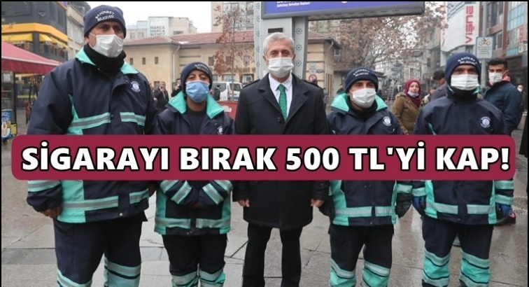 Sigarayı bırakana 500 TL destek...