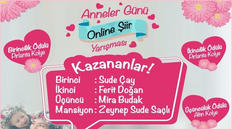 Şiir yarışmasının sonu&ccedil;ları a&ccedil;ıklandı