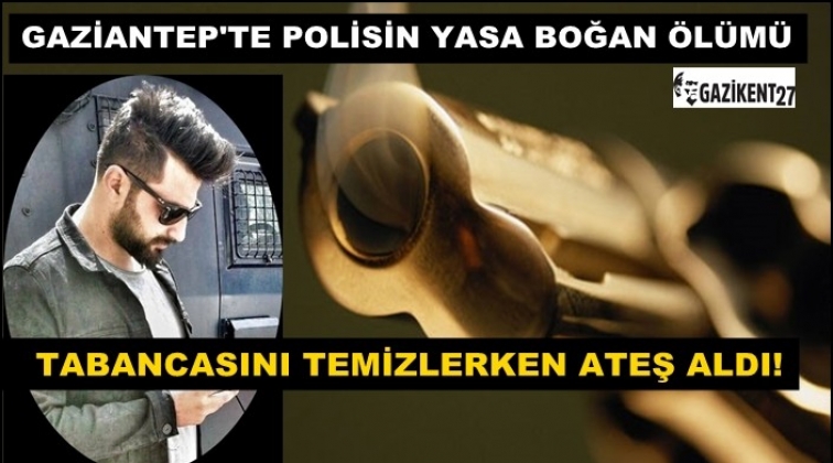 Silahını temizlerken kendisini vuran polis &ouml;ld&uuml;!