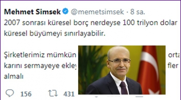 Şimşek'ten şirketlere öneri...