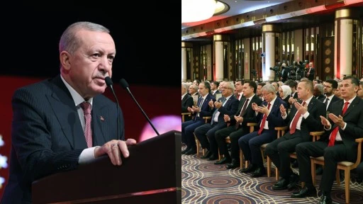 Sinan Oğan, 29 Ekim resepsiyonunda ortaya çıktı!