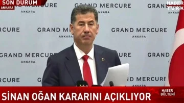 Sinan Oğan: İkinci turda Erdoğan'ı destekleyeceğiz!