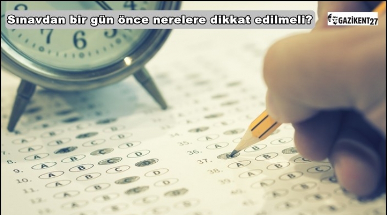 Sınav &ouml;ncesi dengeli beslenin