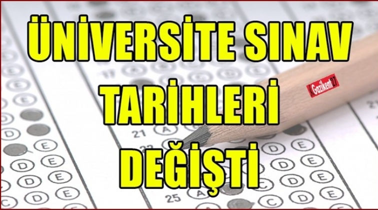 Sınav tarihi değişti: 30 Haziran &ndash; 1 Temmuz