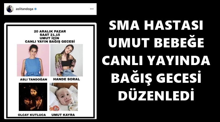 Sma hastası Umut bebeğe umut oldular...