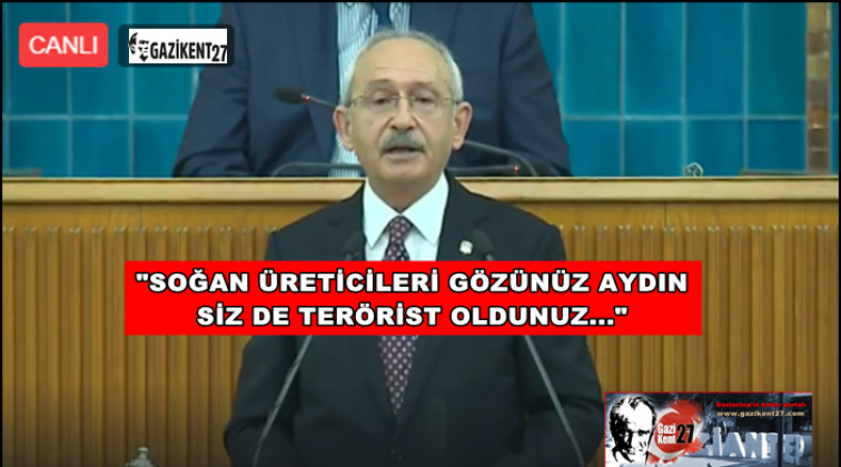 Soğan &uuml;reticilerinin g&ouml;z&uuml; aydın, siz de ter&ouml;rist oldunuz
