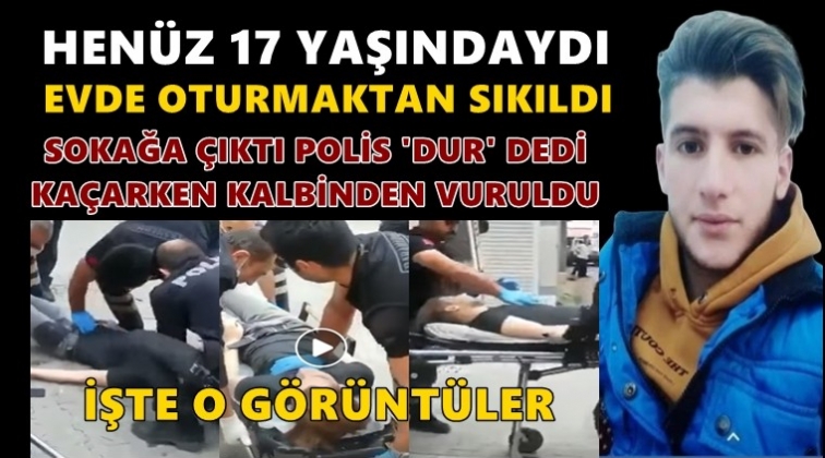Polisten ka&ccedil;arken kalbinden vuruldu!