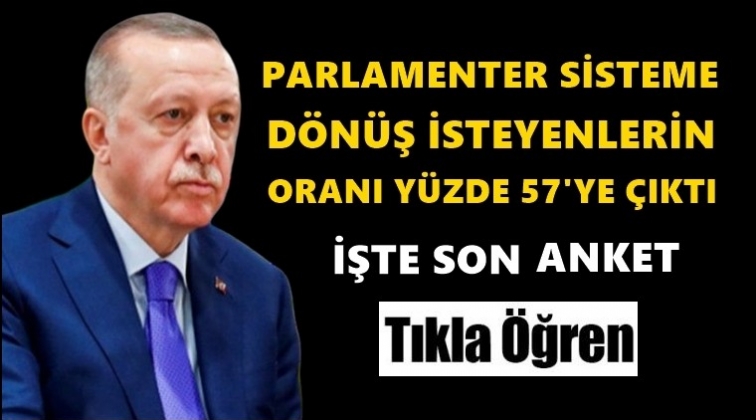 Son anket sonu&ccedil;ları a&ccedil;ıklandı...
