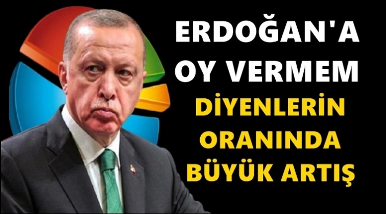 Son ankette Erdoğan'a b&uuml;y&uuml;k şok!..